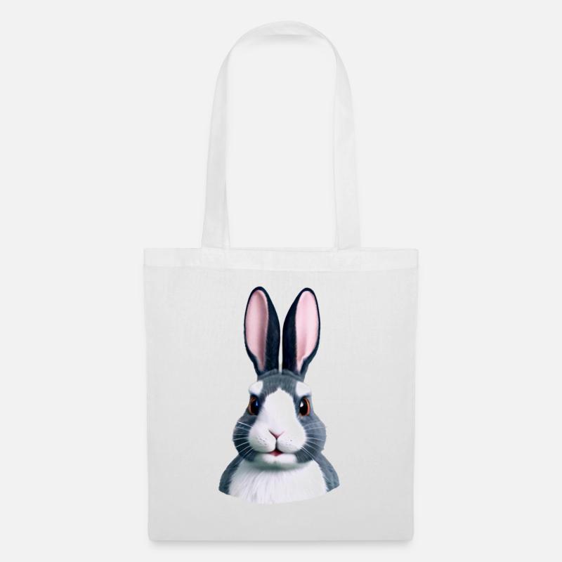 Rabbit - Not only at Easter - Tote Bag - white