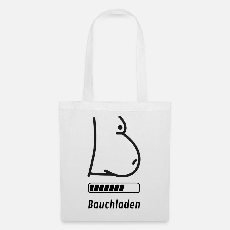 Bauchladen - Stoffbeutel - Weiß
