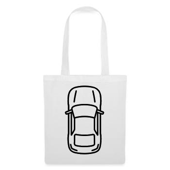 Auto - Stoffbeutel - Weiß - Vorne