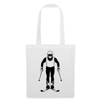 Ski - Sac en tissu - blanc - Devant