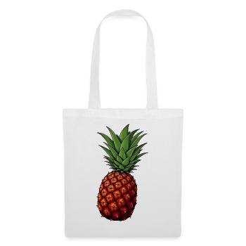 Tropic Pineapple - Stoffbeutel - Weiß - Vorne