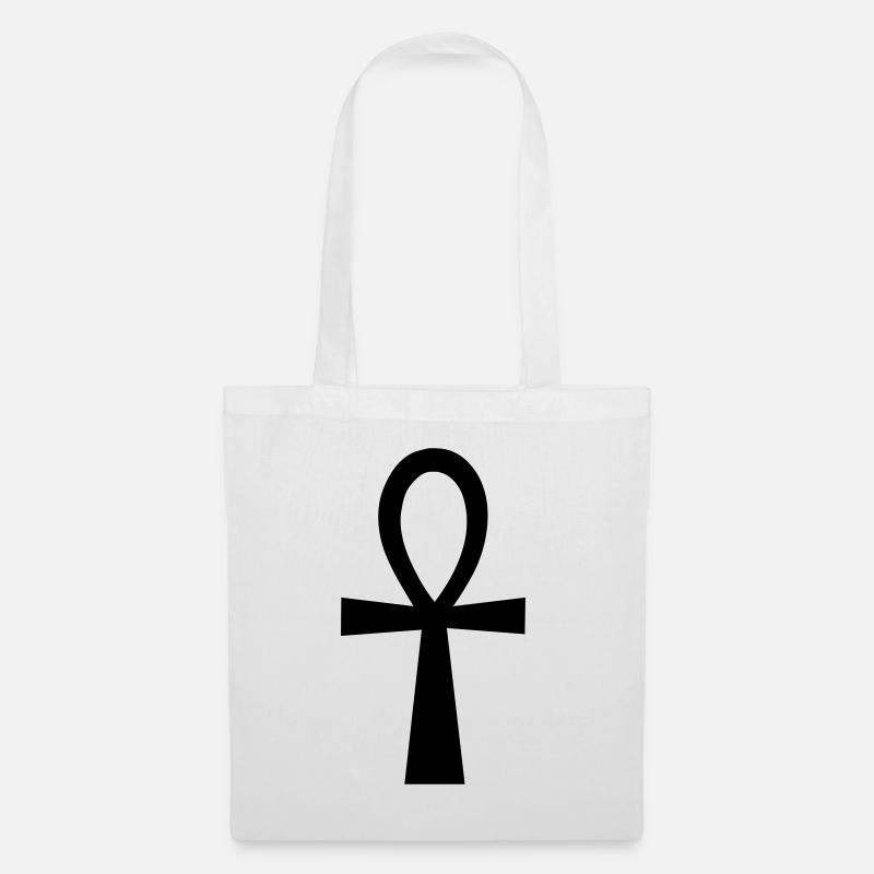 ankh symbol - Stoffbeutel - Weiß