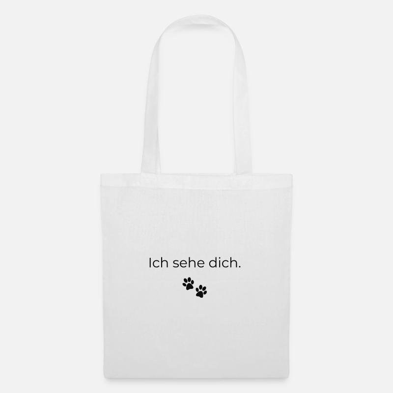 ich_sehe_dich - Stoffbeutel - Weiß