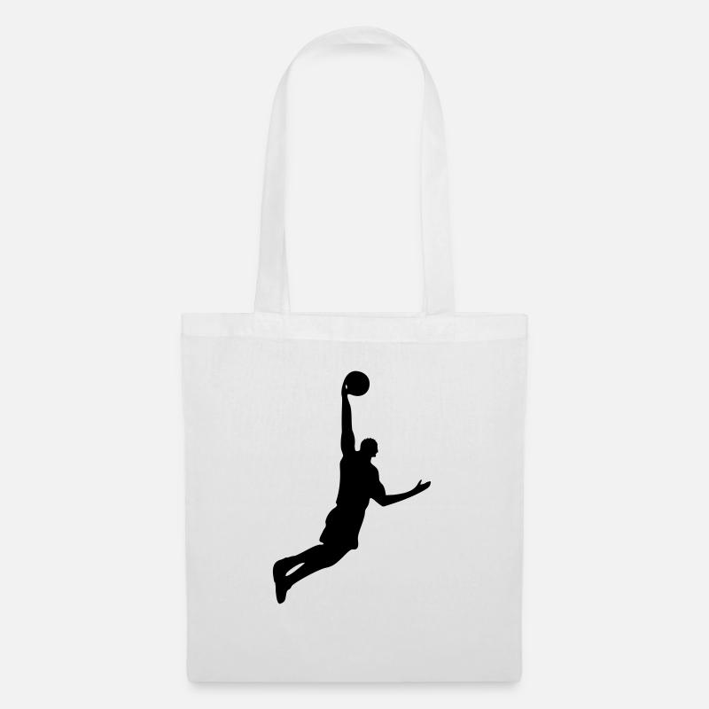 basketball - Stoffbeutel - Weiß