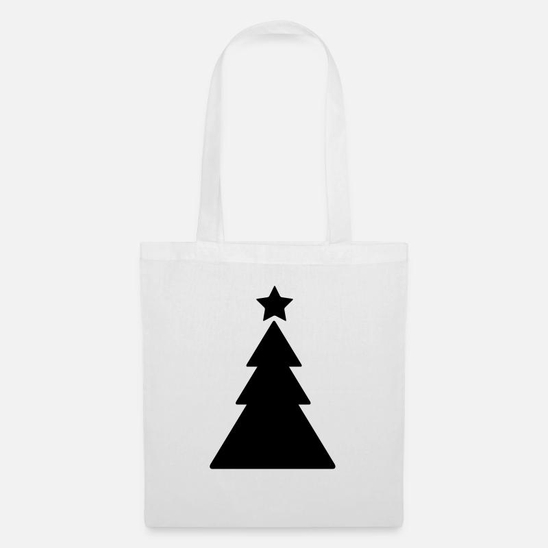 Christbaum - Weihnachten - Stoffbeutel - Weiß