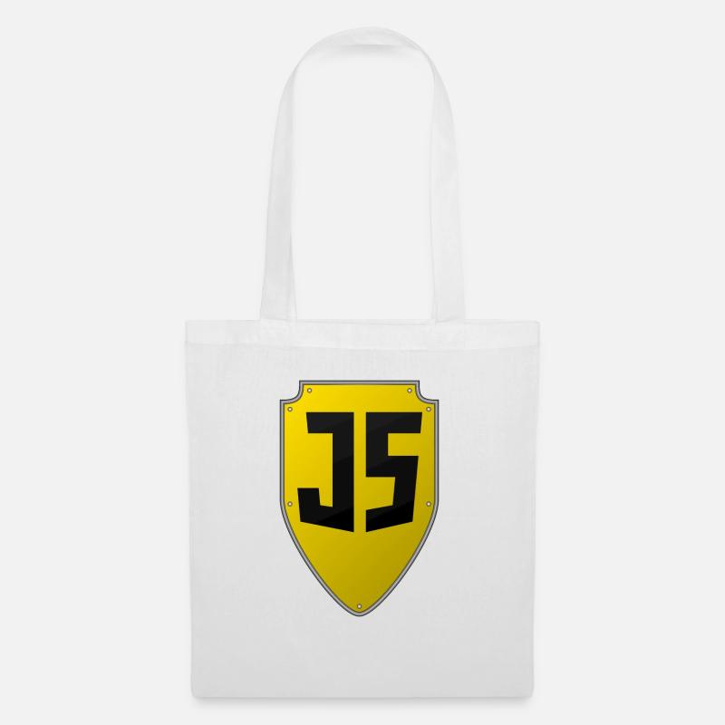 JavaScript Shield - Tote Bag - white