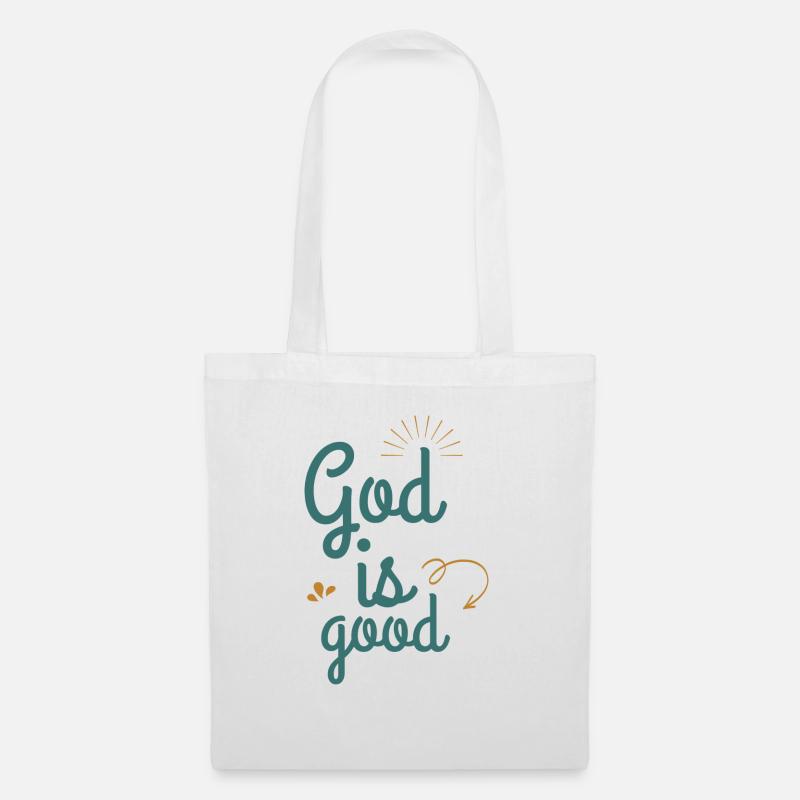 God is good - Stoffbeutel - Weiß