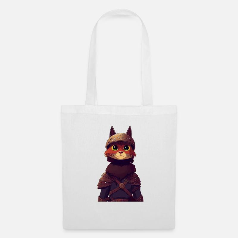 Warrior Cat - Stoffbeutel - Weiß