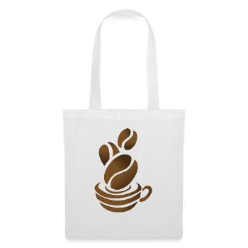 Coffee Gift Caffeine Coffee Bean Coffee Mug - Tote Bag - white - Front