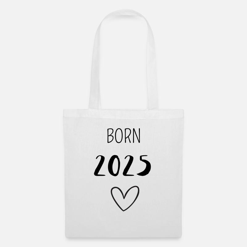 BORN 2025 - Stoffbeutel - Weiß