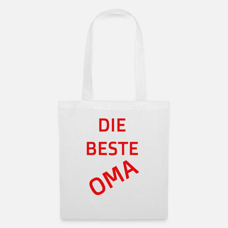 Die beste Oma - Stoffbeutel - Weiß