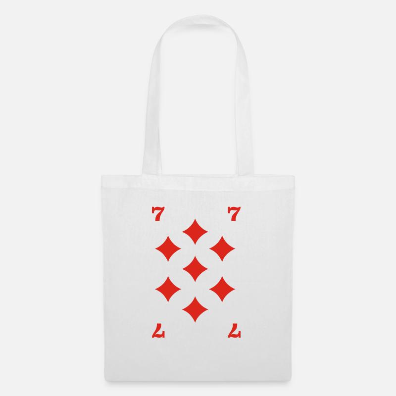 Checked Seven - Tote Bag - white