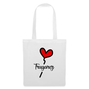 MERCI. BRETON. BRETAGNE. CŒUR. RÉGION. FÊTE - Sac en tissu - blanc - Devant
