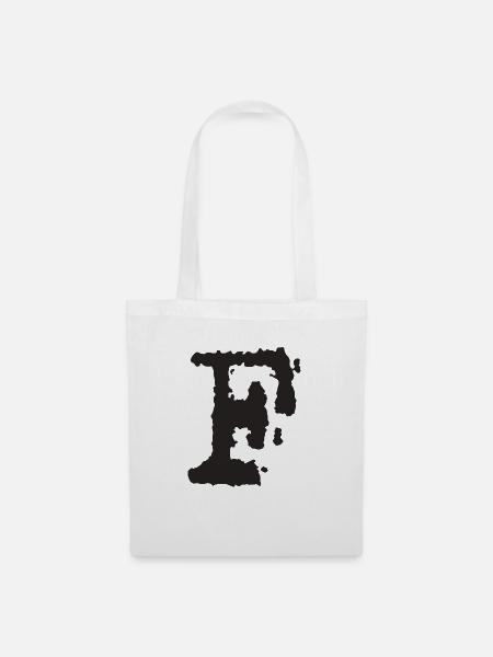 F - Stoffbeutel - Weiß