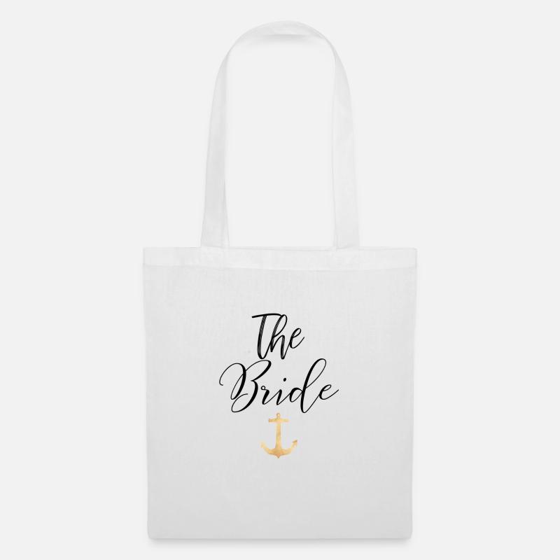 bride - Tote Bag - white