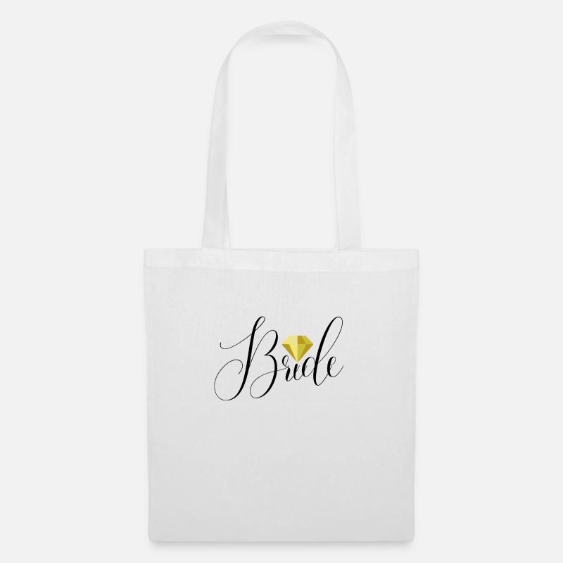 BRIDE - Tote Bag - white