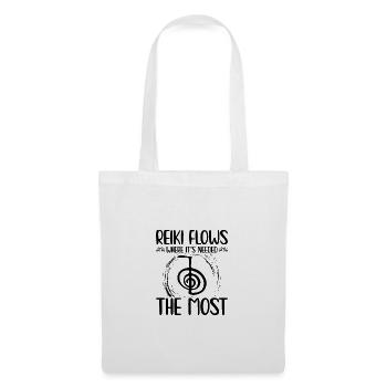 Reiki - Sac en tissu - blanc - Devant