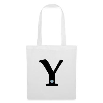 Letter Y Initial Letter - Tote Bag - white - Front