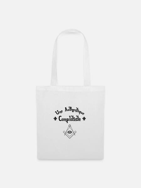 Une Authentique Complotiste - Sac en tissu - blanc