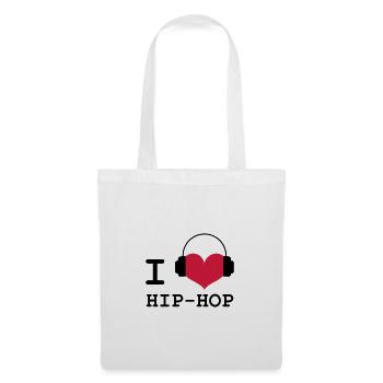 I Love Hip-Hop - Tote Bag - white - Front