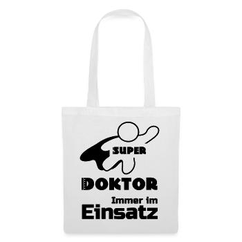 Super Doktor Geschenk - Stoffbeutel - Weiß - Vorne