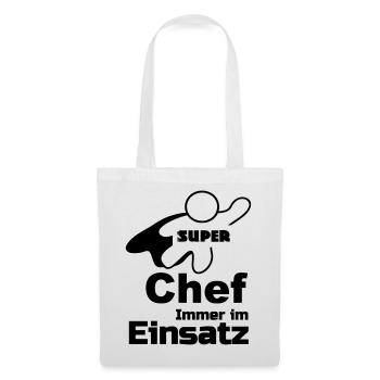 Super Chef Geschenk - Stoffbeutel - Weiß - Vorne