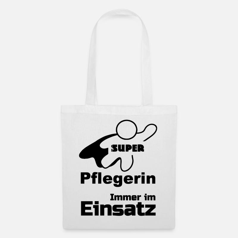 Super Pflegerin Geschenk - Stoffbeutel - Weiß