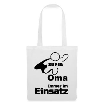 Super Oma Geschenk - Stoffbeutel - Weiß - Vorne