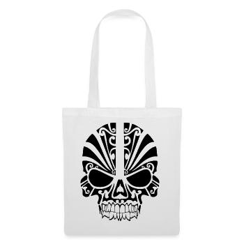 mad skull - Tote Bag - white - Front