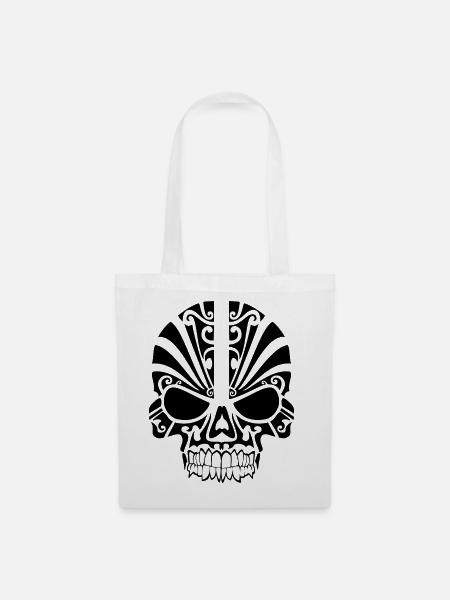mad skull - Stoffbeutel - Weiß