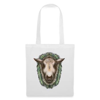 Zed le mouton de Jon Ball - Sac en tissu - blanc - Devant