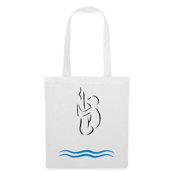 Saut de tour - Sac en tissu - blanc - Devant