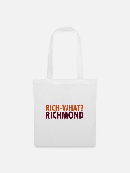 Rich- what? Richmond - Statement Design - Tote Bag - white