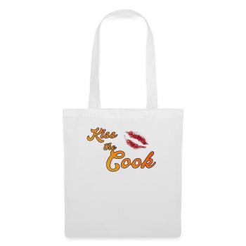 Kiss the cook - Tote Bag - white - Front