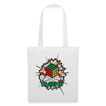 Rubik's Cube Explosion - Stoffbeutel - Weiß - Vorne