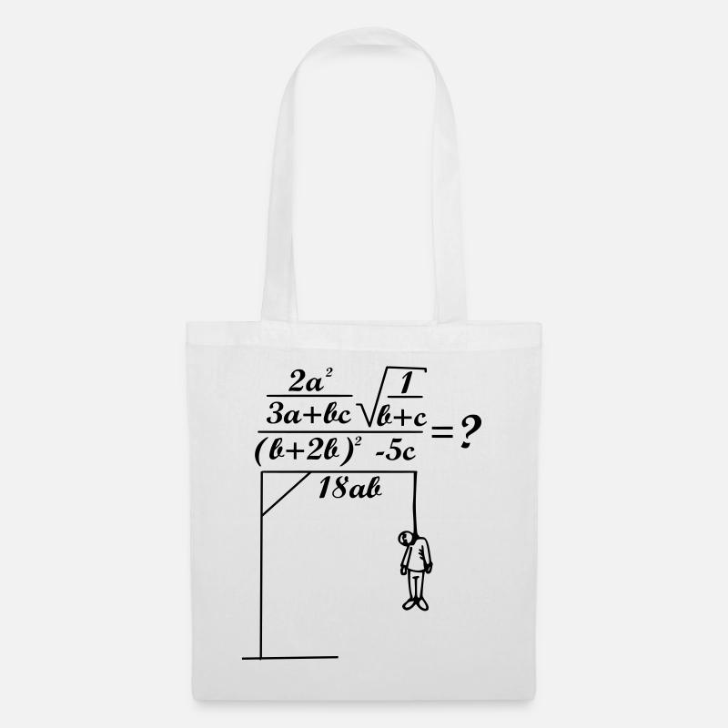 math formula - Tote Bag - white