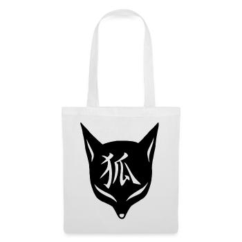 Schwarzer Fuchs manga - Stoffbeutel - Weiß - Vorne