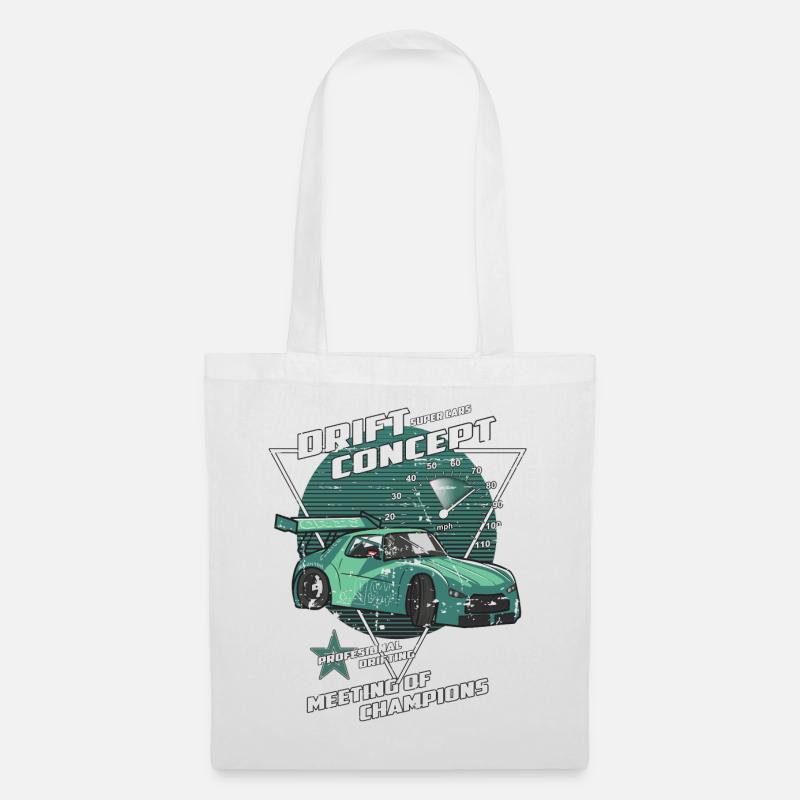Drift Car - Tote Bag - white