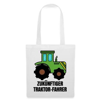Traktor Nutzfahrzeug Landwirtschaft Statement Feld - Stoffbeutel - Weiß - Vorne