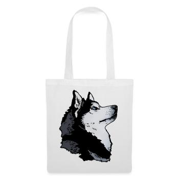 Husky head - Tote Bag - white - Front