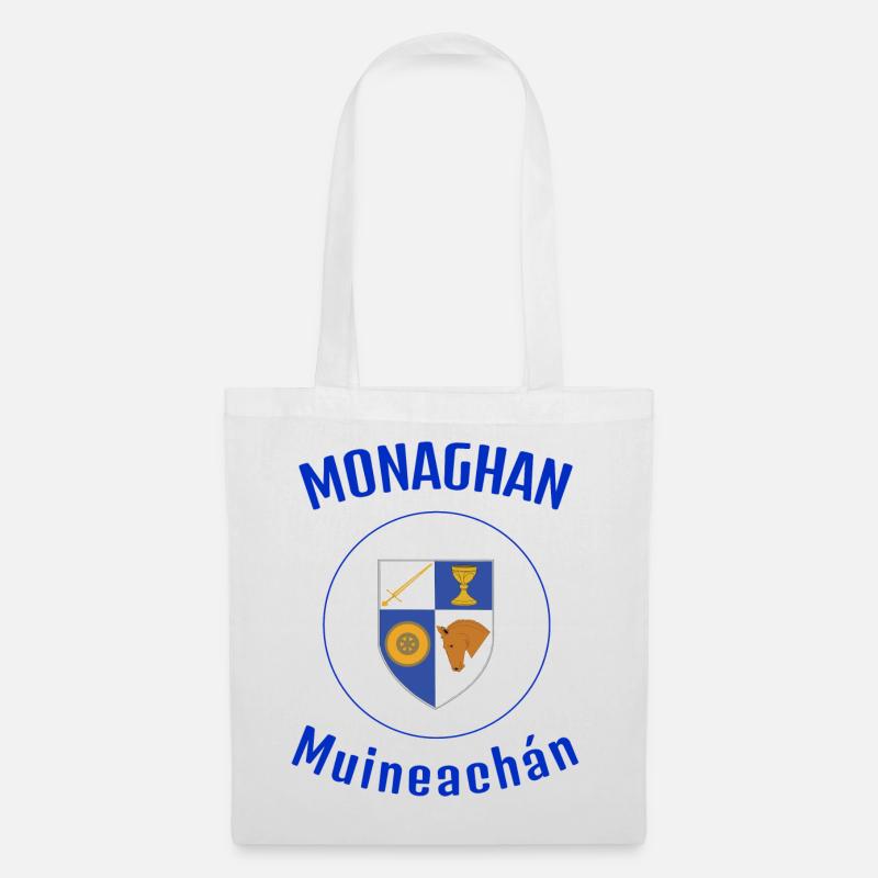 Monaghan Crest Ireland - Tote Bag - white