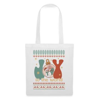 Pull de Noël moche - Sac en tissu - blanc - Devant