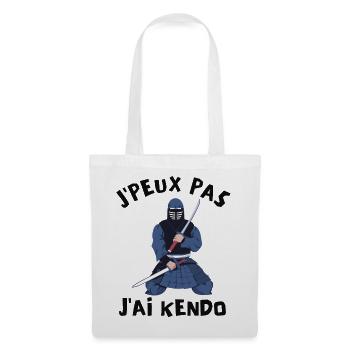 kendo, art martial, club de kendo - Sac en tissu - blanc - Devant