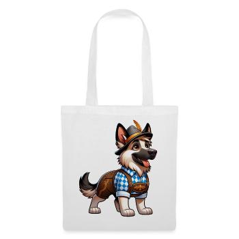 Berger bavarois - Sac en tissu - blanc - Devant