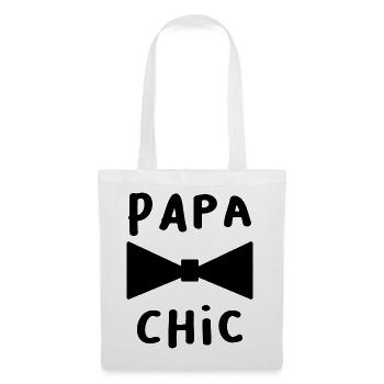 VATERTAG. FROHER VATERTAG. PAPA - Stoffbeutel - Weiß - Vorne