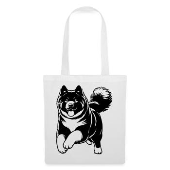 American Akita - Stoffbeutel - Weiß - Vorne