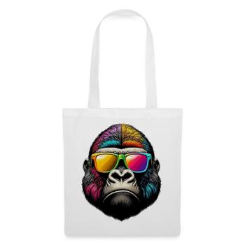 Gorillas with Sunglasses - Tote Bag - white - Front