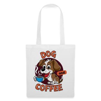 Hund&Kaffee - Stoffbeutel - Weiß - Vorne
