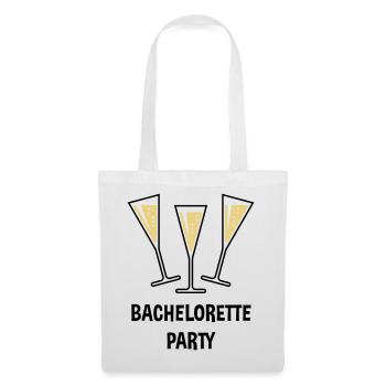 Bachelorette Party (Sparkling Wine Funnel Shut 2C) - Tote Bag - white - Front