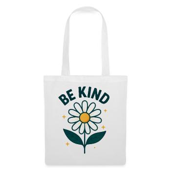 Inspirational flower with message - Tote Bag - white - Front